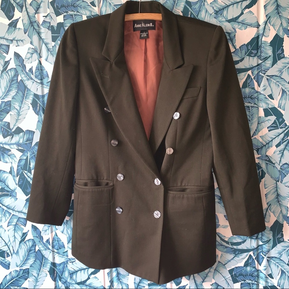 Anne Klein II forest green blazer
